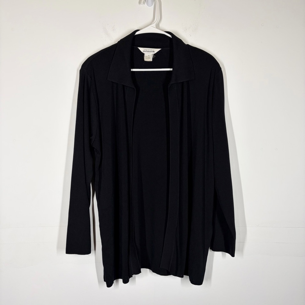 Misook Black Cardigan Size Medium